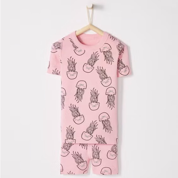 Hanna Andersson Short Johns Boys 3 90 cm Girls Jellyfish Jam Pajamas Organic 3T - Picture 5 of 5